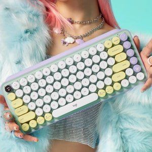 POP KEYS + POP MOUSE Wireless Mechanical Keyboard and Mouse NWT